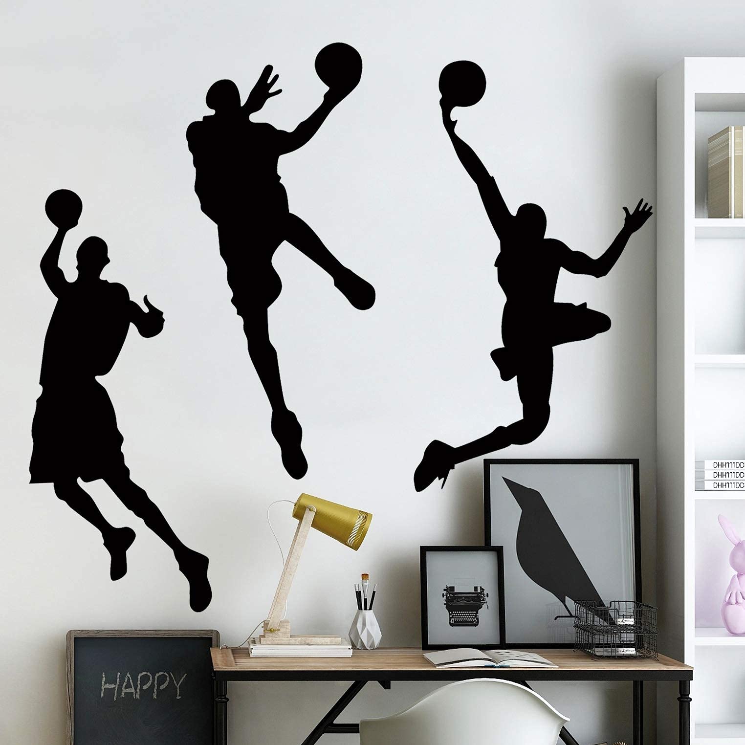 AM AMAONM basketball wall art for boys bedroom decor inspiration