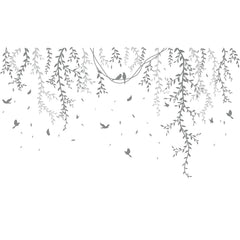 AM AMAONM green vine leaf wall decal kit perfect for nursery decor