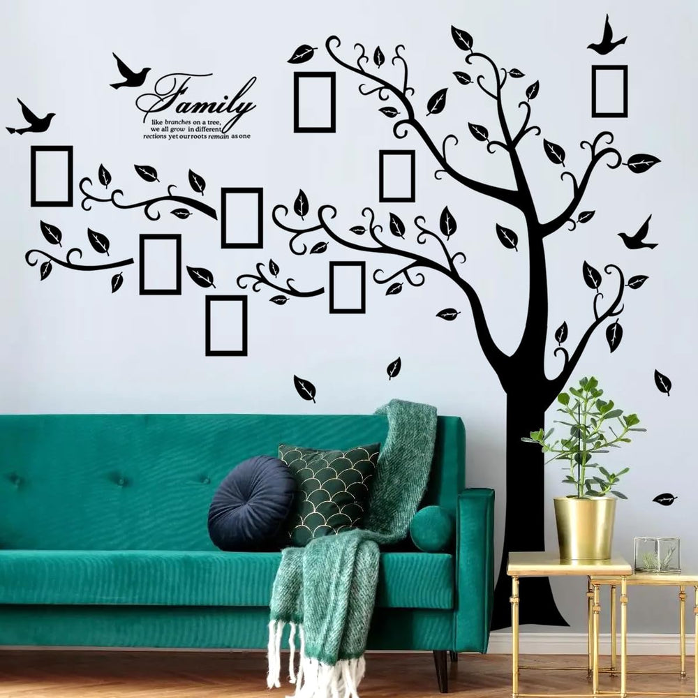 AM AMAONM leaves and birds accents add nature-inspired charm to walls