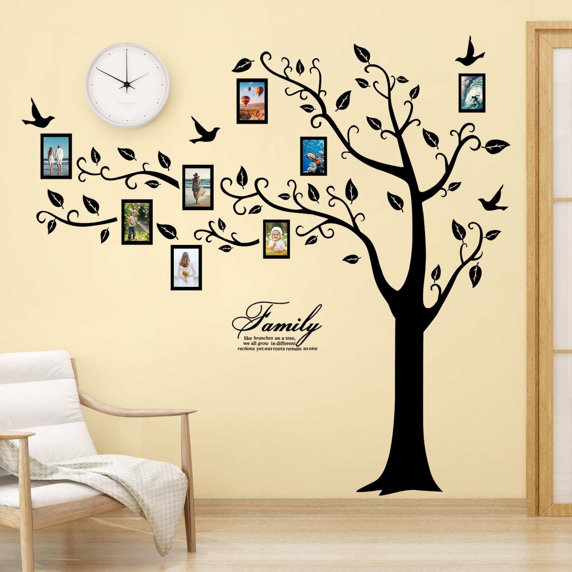 AM AMAONM removable wall decal suitable for classrooms and playrooms