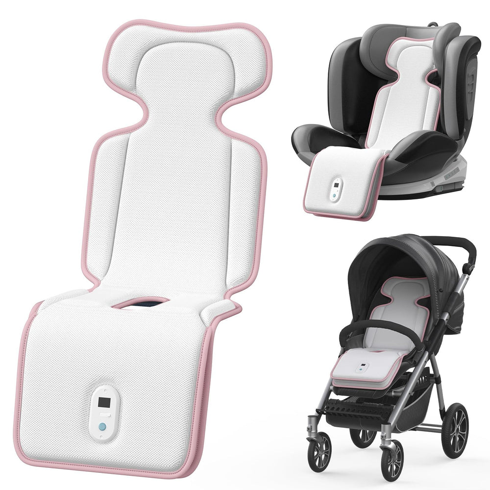 AMACOOL baby stroller cooling pad folded for compact storage and portability