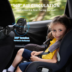 AMACOOL stroller fan with 3 speeds offers customizable airflow.