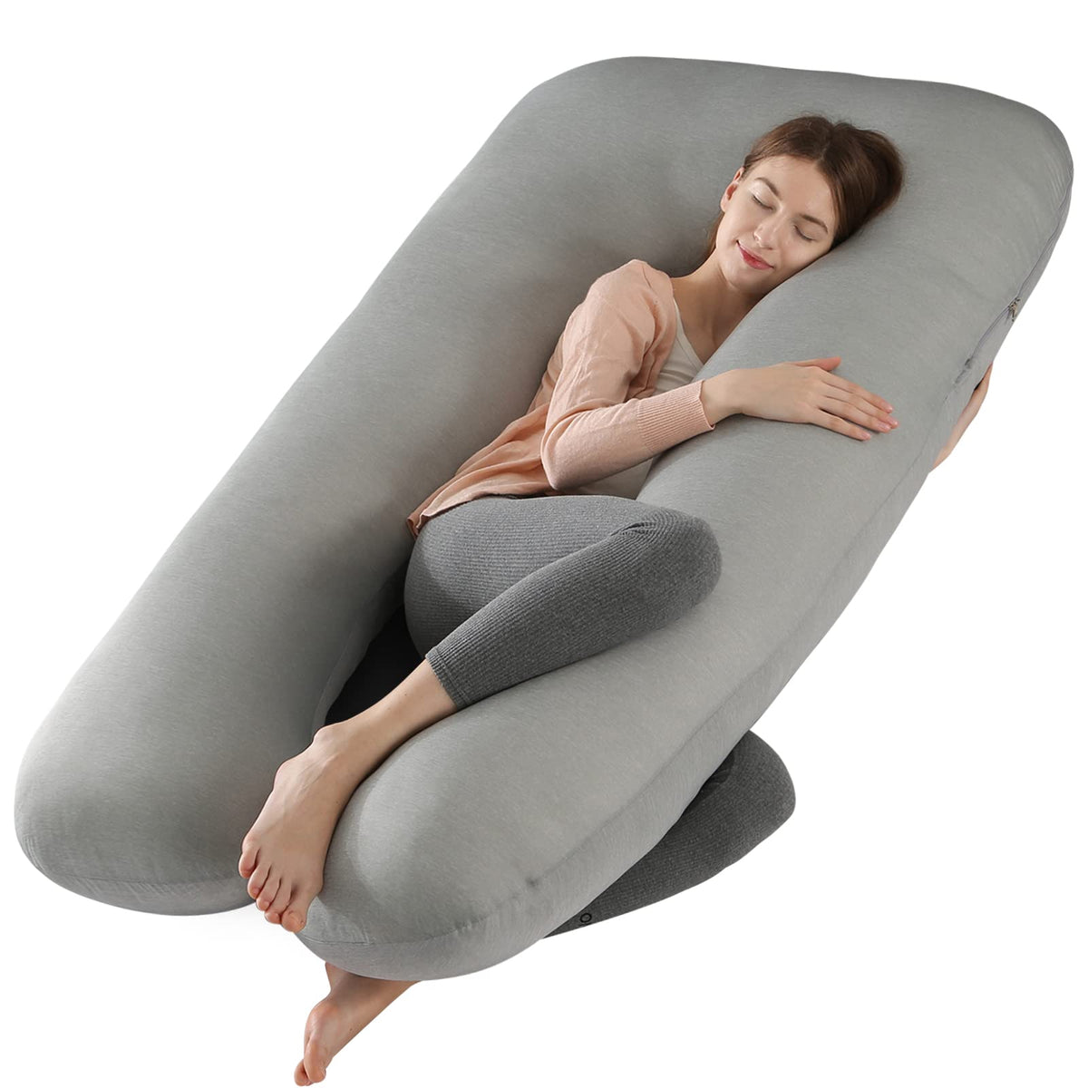 Amagoing cooling cover closeup with cool-to-touch fabric for heat dispersion during sleep