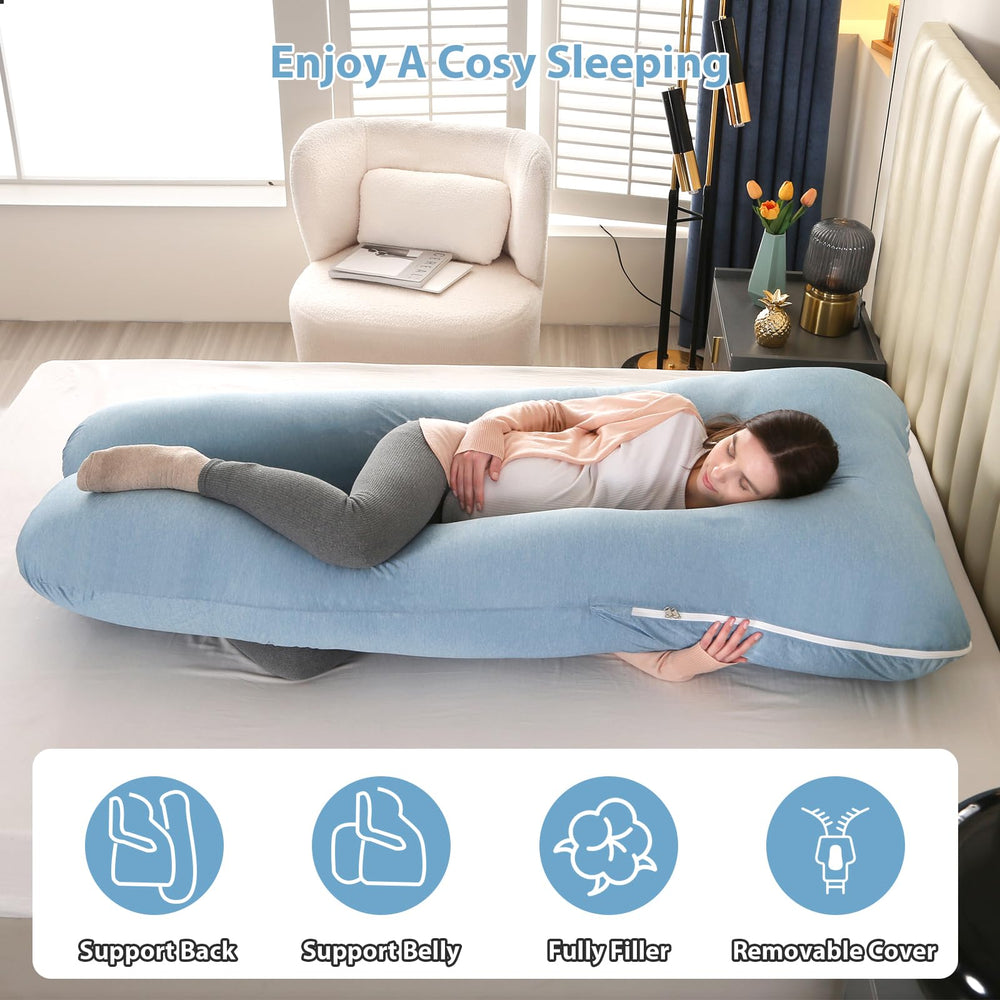 Amagoing ergonomic design cradles the body along natural contours for restful nights