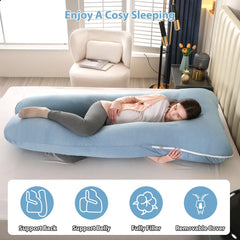 Amagoing ergonomic design cradles the body along natural contours for restful nights
