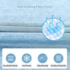 Amagoing removable cooling cover offers easy washing and hygiene between uses