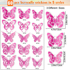 AM AMAONM 3D butterfly wall decor style collection for mixed design aesthetics.