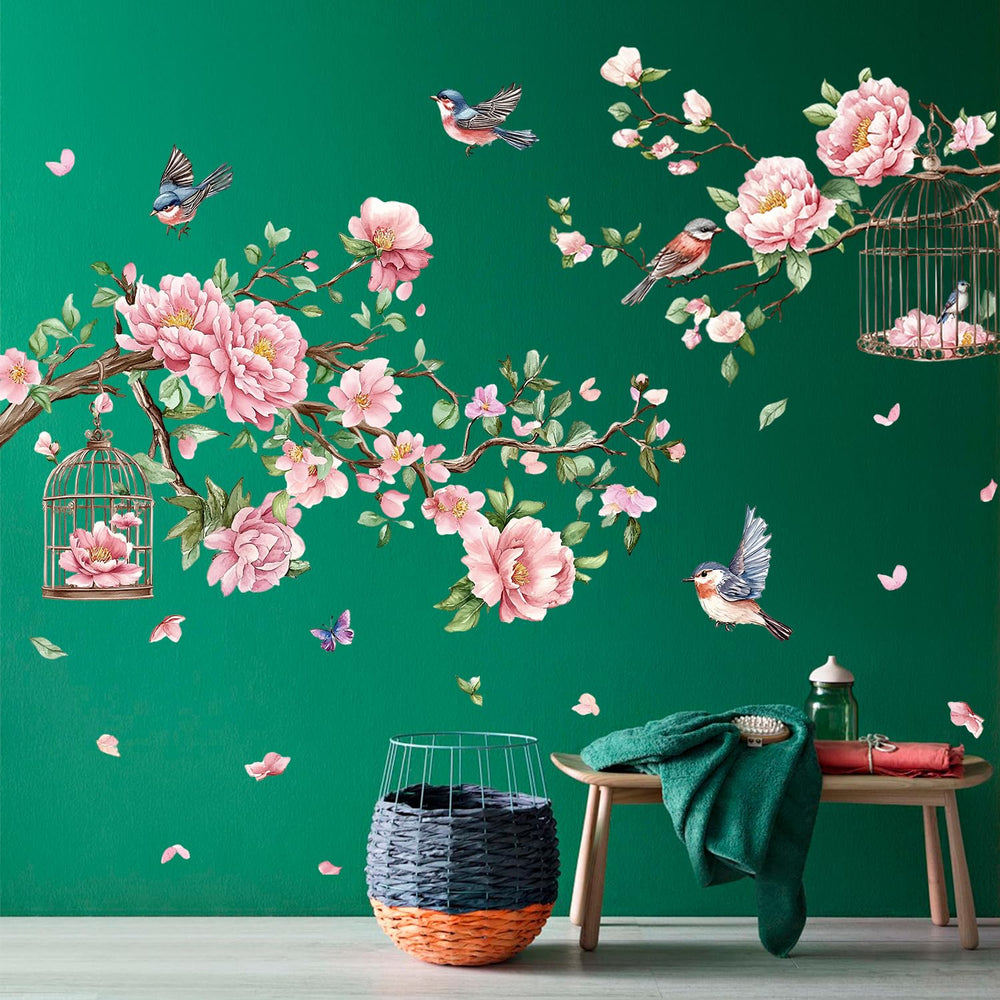 AM AMAONM nursery decor wall sticker set for girls’ rooms and play areas.