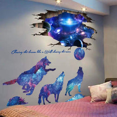 AM AMAONM multicolor space decals bring vibrant pattern options for DIY decorating fun.