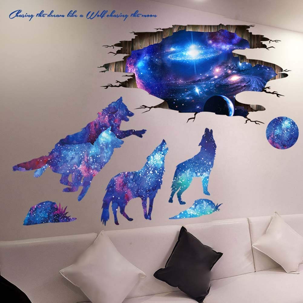 AM AMAONM removable PVC decals are waterproof and easy to remove without wall damage.