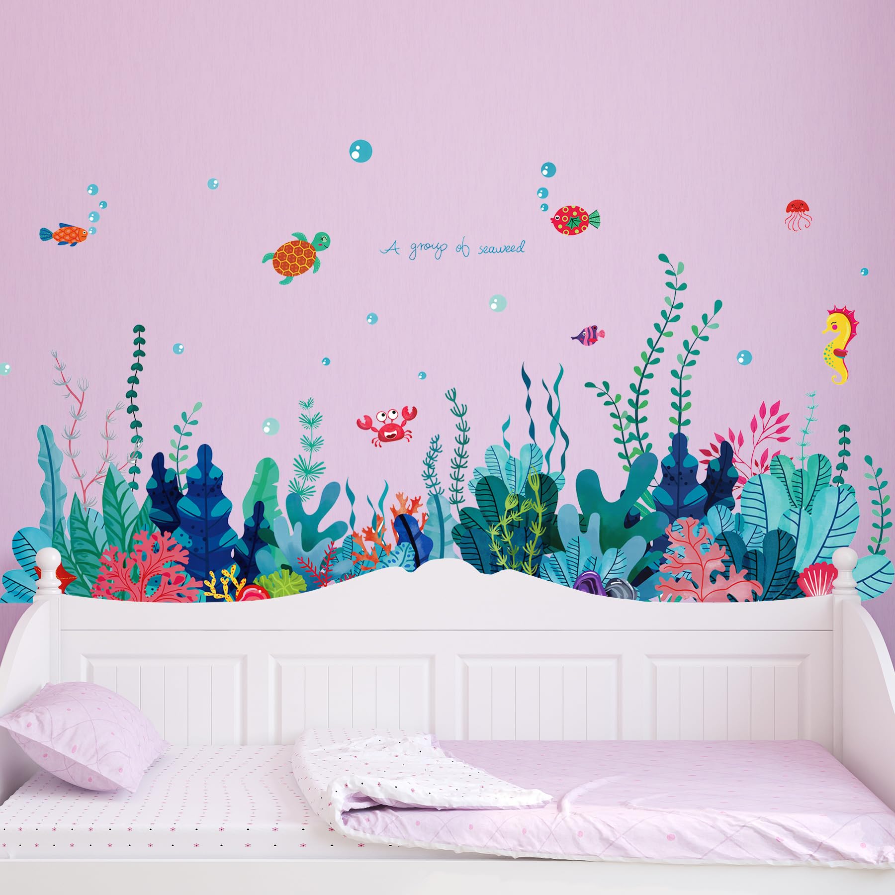 AM AMAONM DIY wall decals allow quick, personalized wall updates.