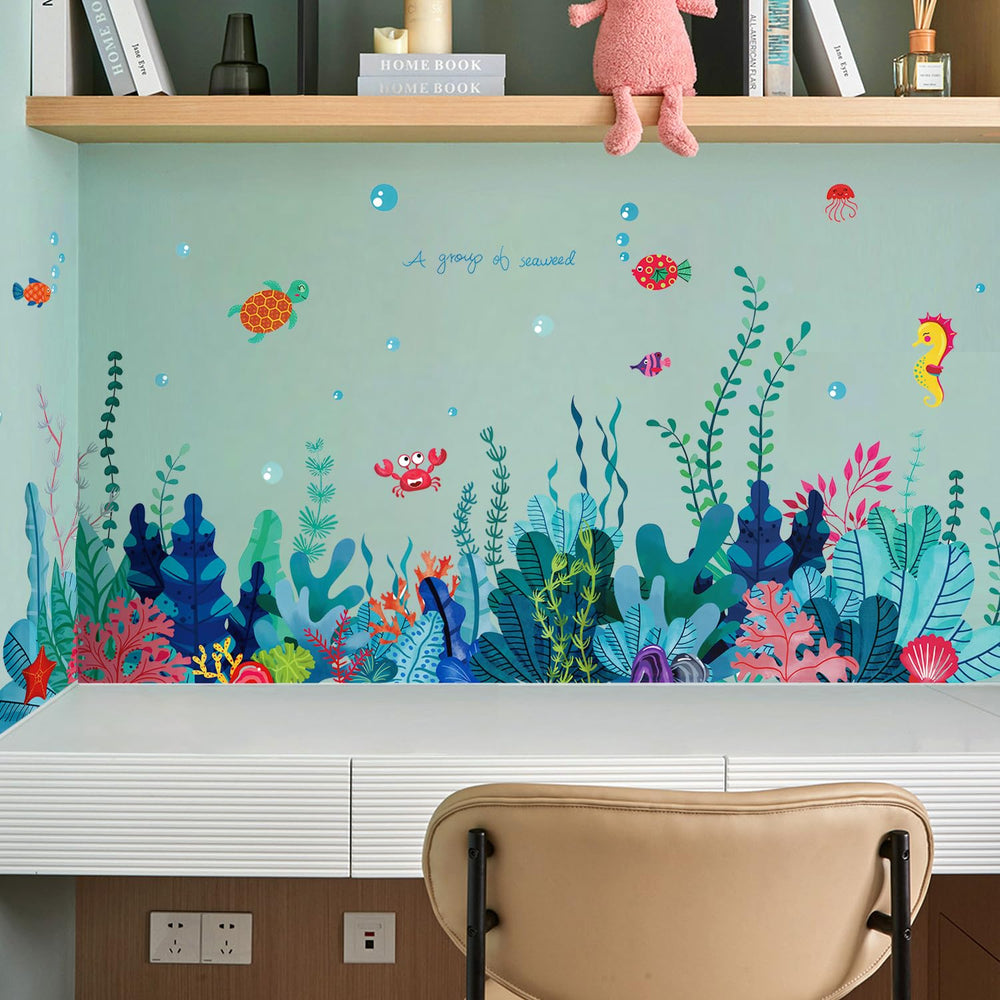 AM AMAONM removable PVC wall sticker removes cleanly without wall damage.