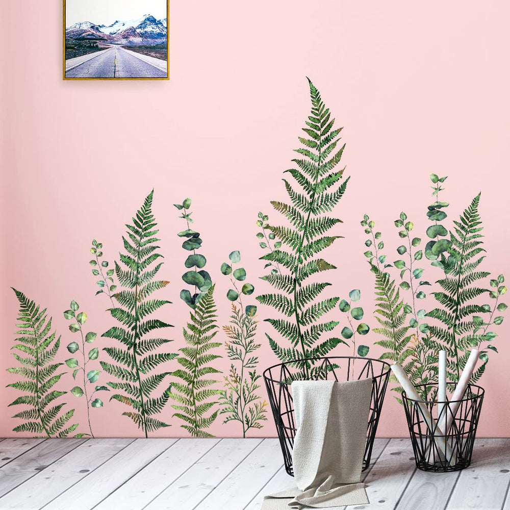 AM AMAONM vine leaf wall sticker window application for light filled space