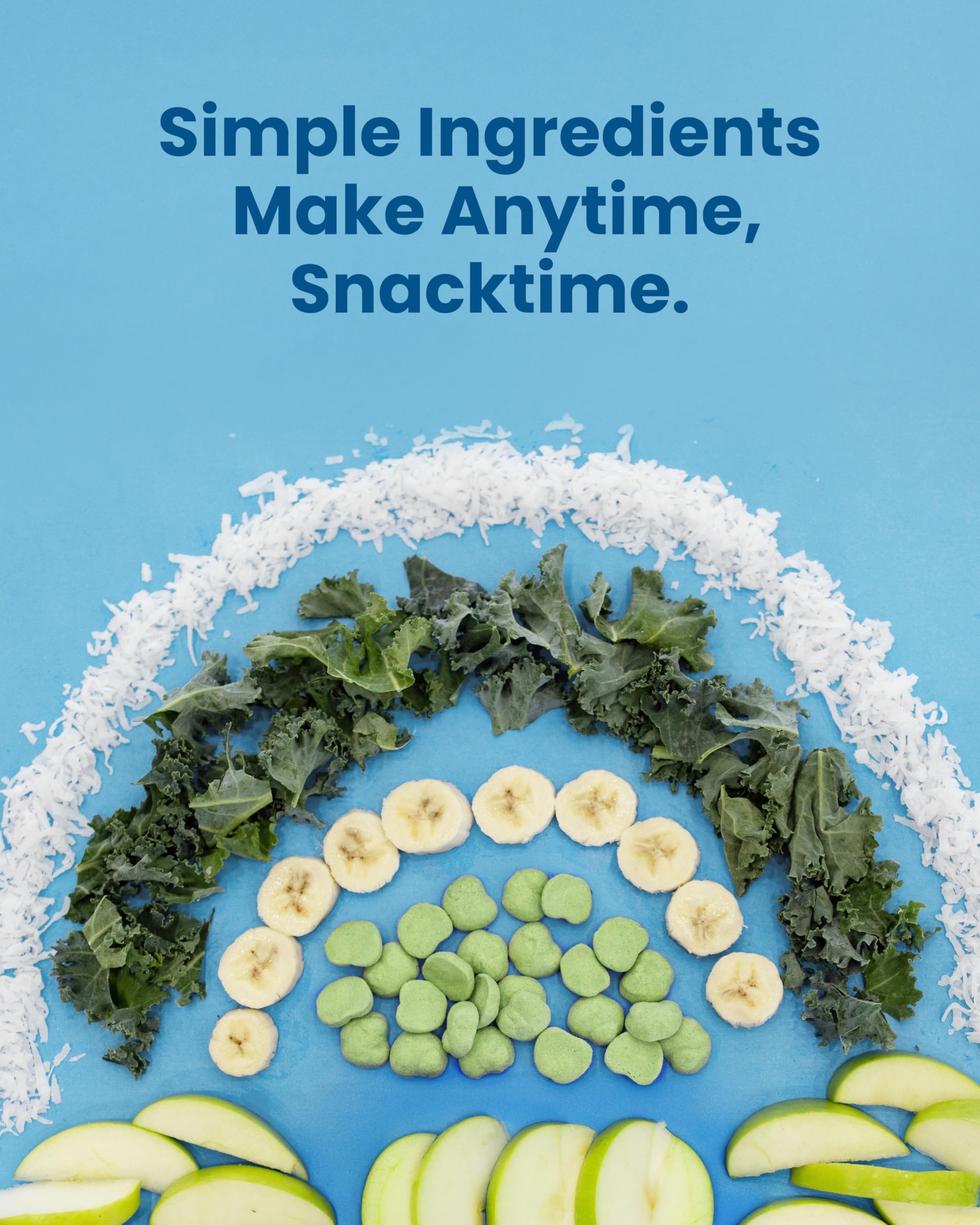 Amara Organic Snacks Apple Kale ingredients highlights organic whole foods and dairy-free formula.