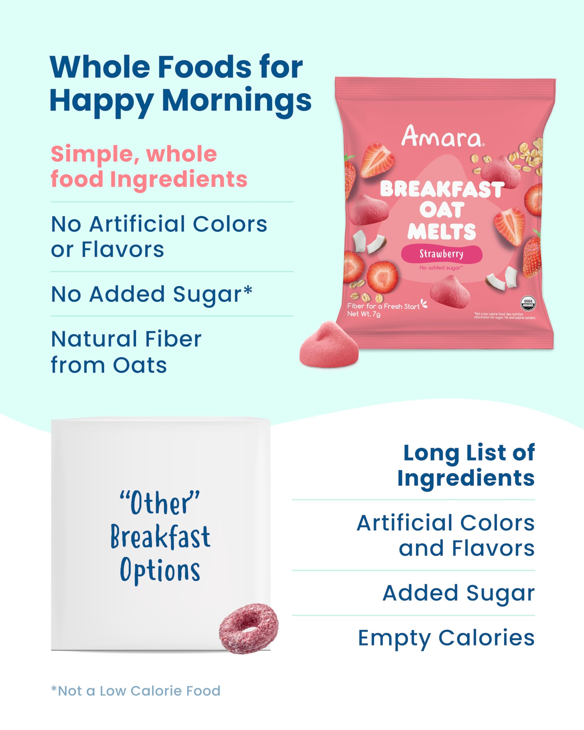 Amara Oat Melts melt-texture shown, easy to chew for tiny eaters