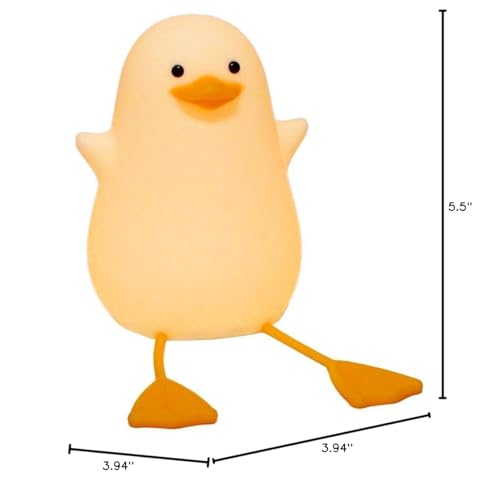 Amaredom pet-friendly duck night light doubles as a play toy