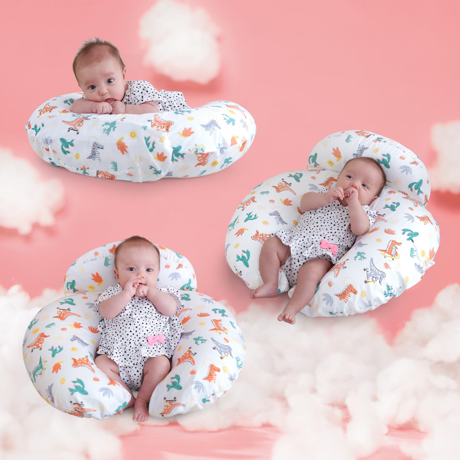 AMASKY Nursing Pillow ready as a thoughtful baby shower gift