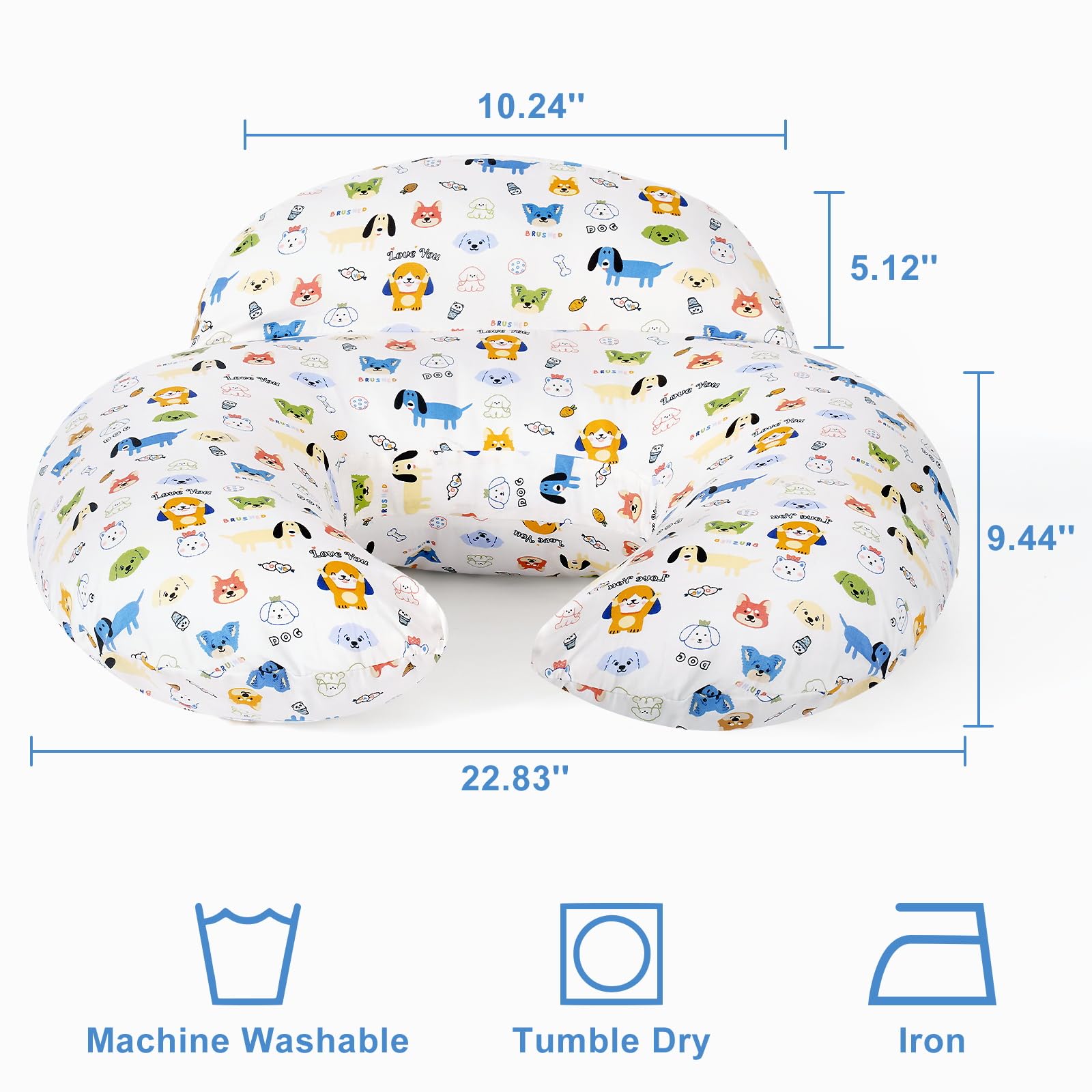 AMASKY nursing pillow in use for bottle feeding sessions.