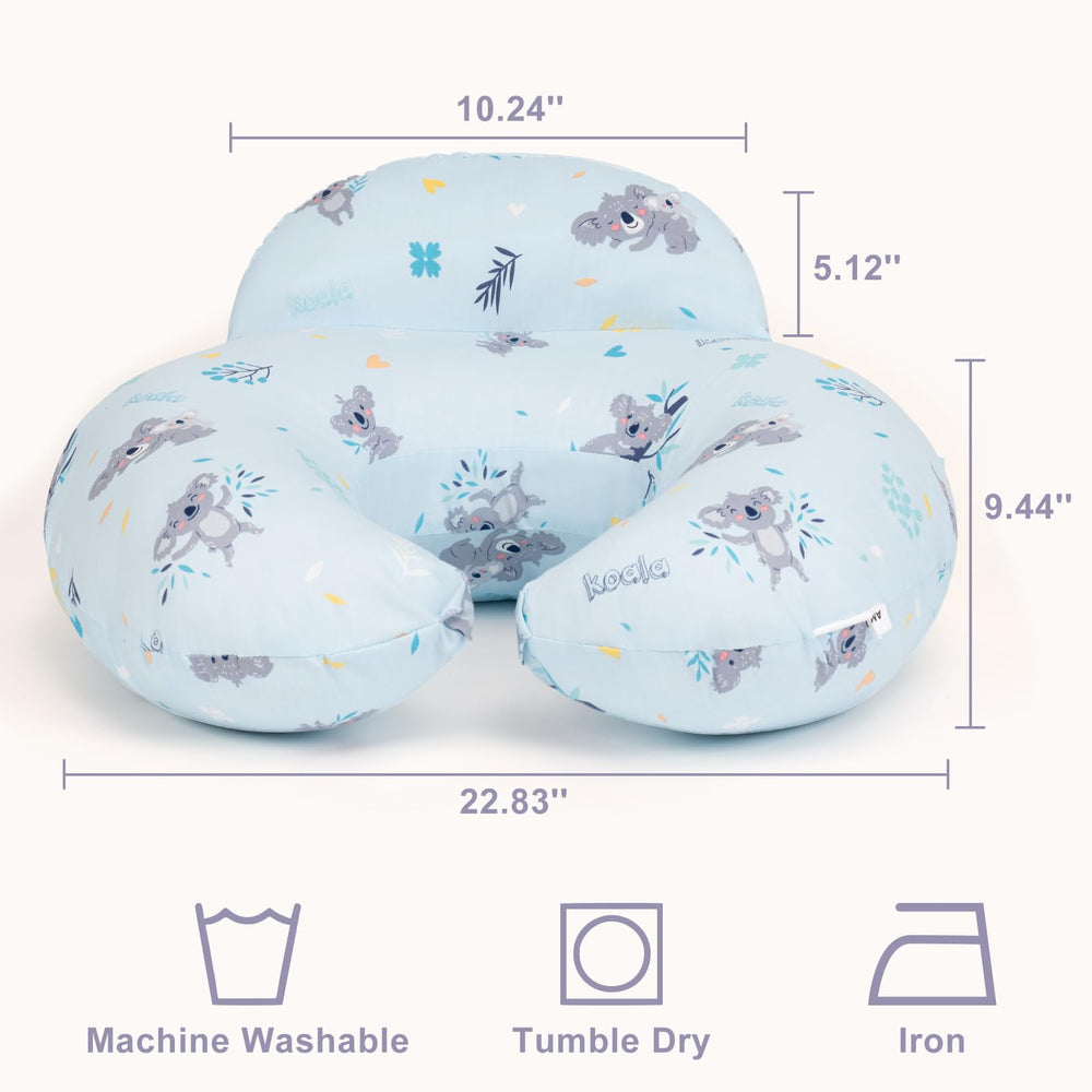AMASKY pillow with soft removable cover for easy cleaning