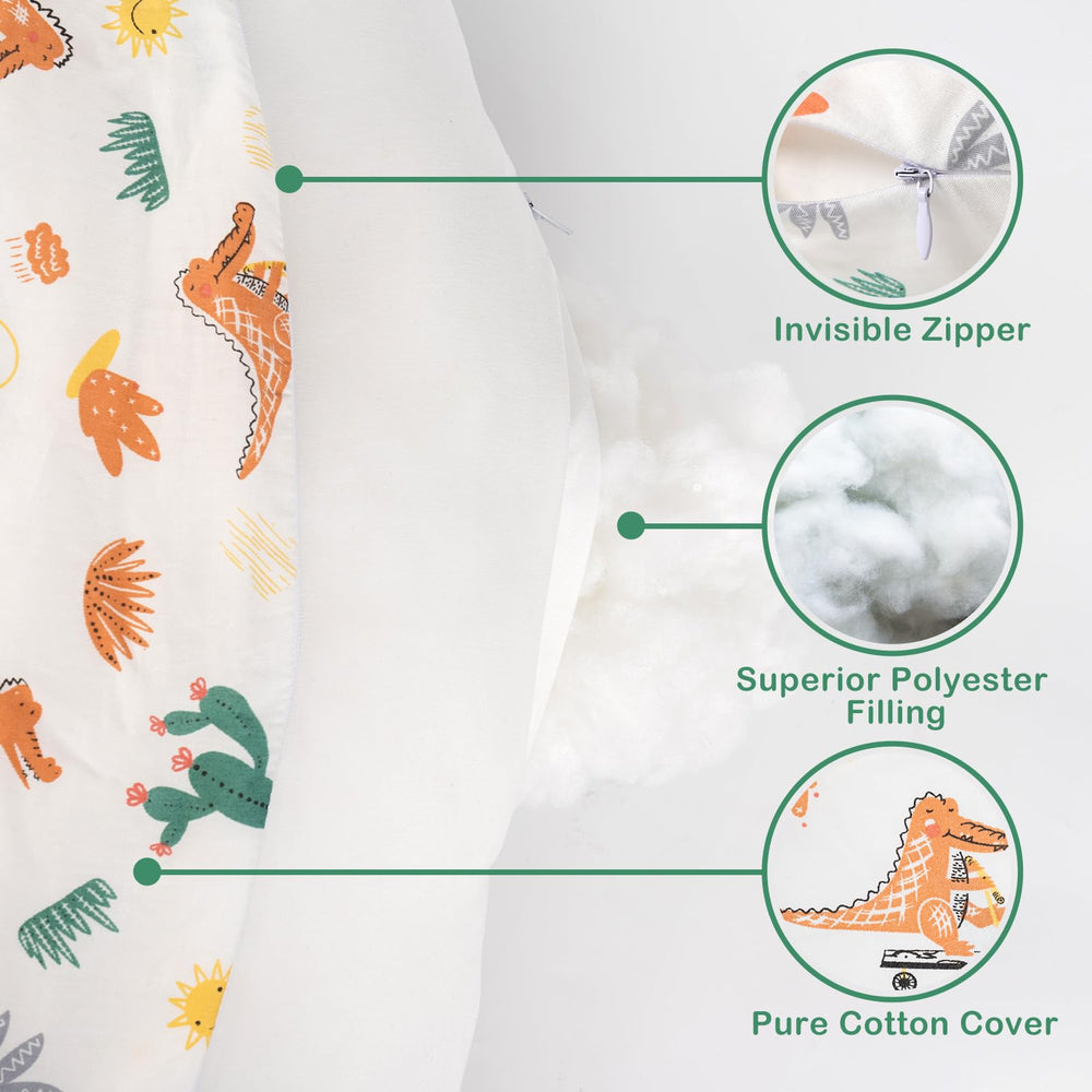 AMASKY Nursing Pillow supports tummy time as baby grows