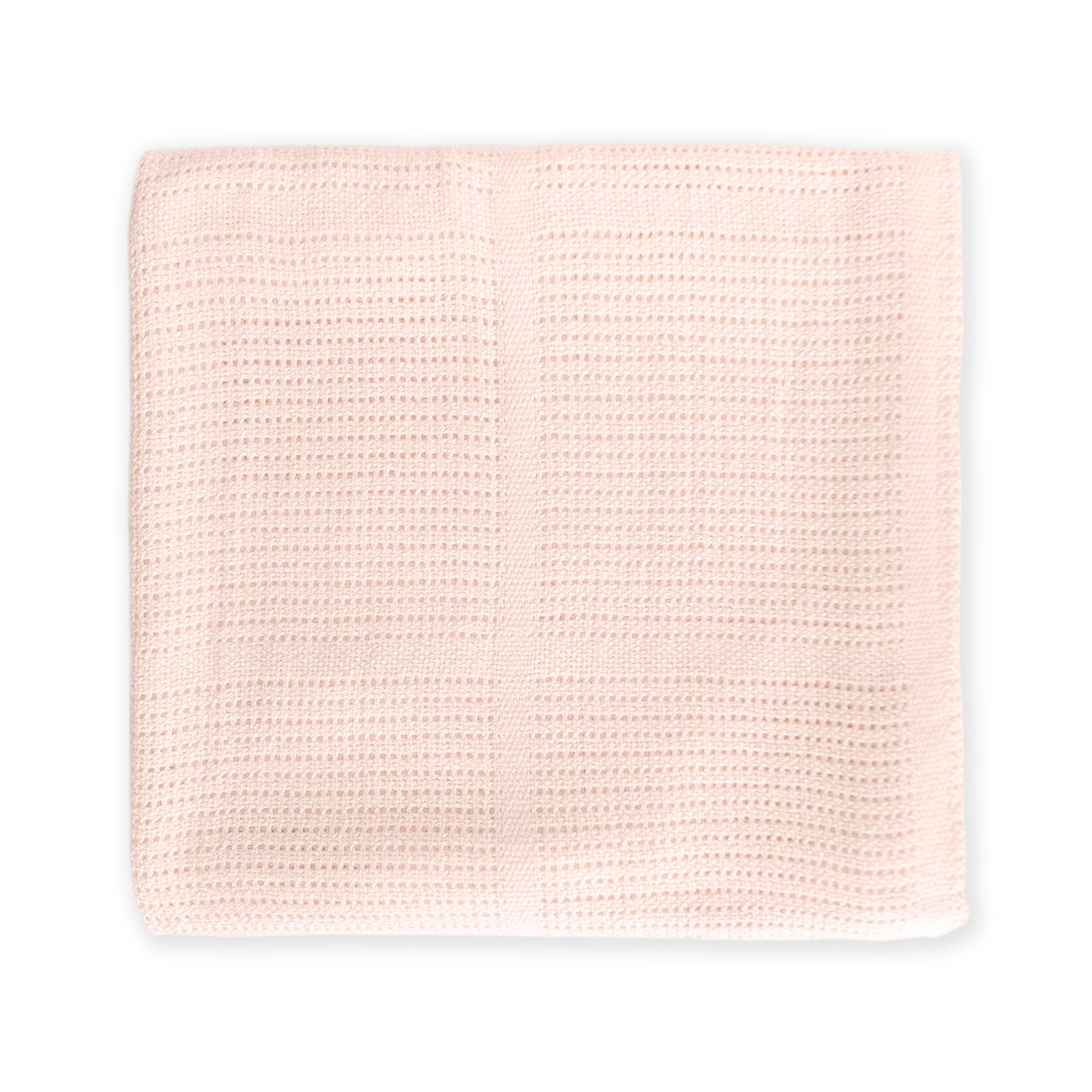 Amazing Baby cellular blanket 44x44 inch size offers generous swaddle warmth.