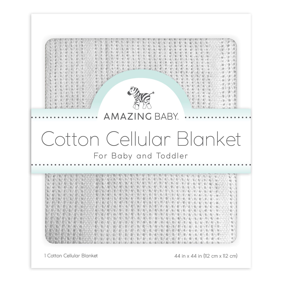 Amazing Baby cellular blanket close-up knit texture for breathable warmth
