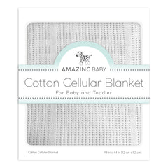 Amazing Baby cellular blanket close-up knit texture for breathable warmth