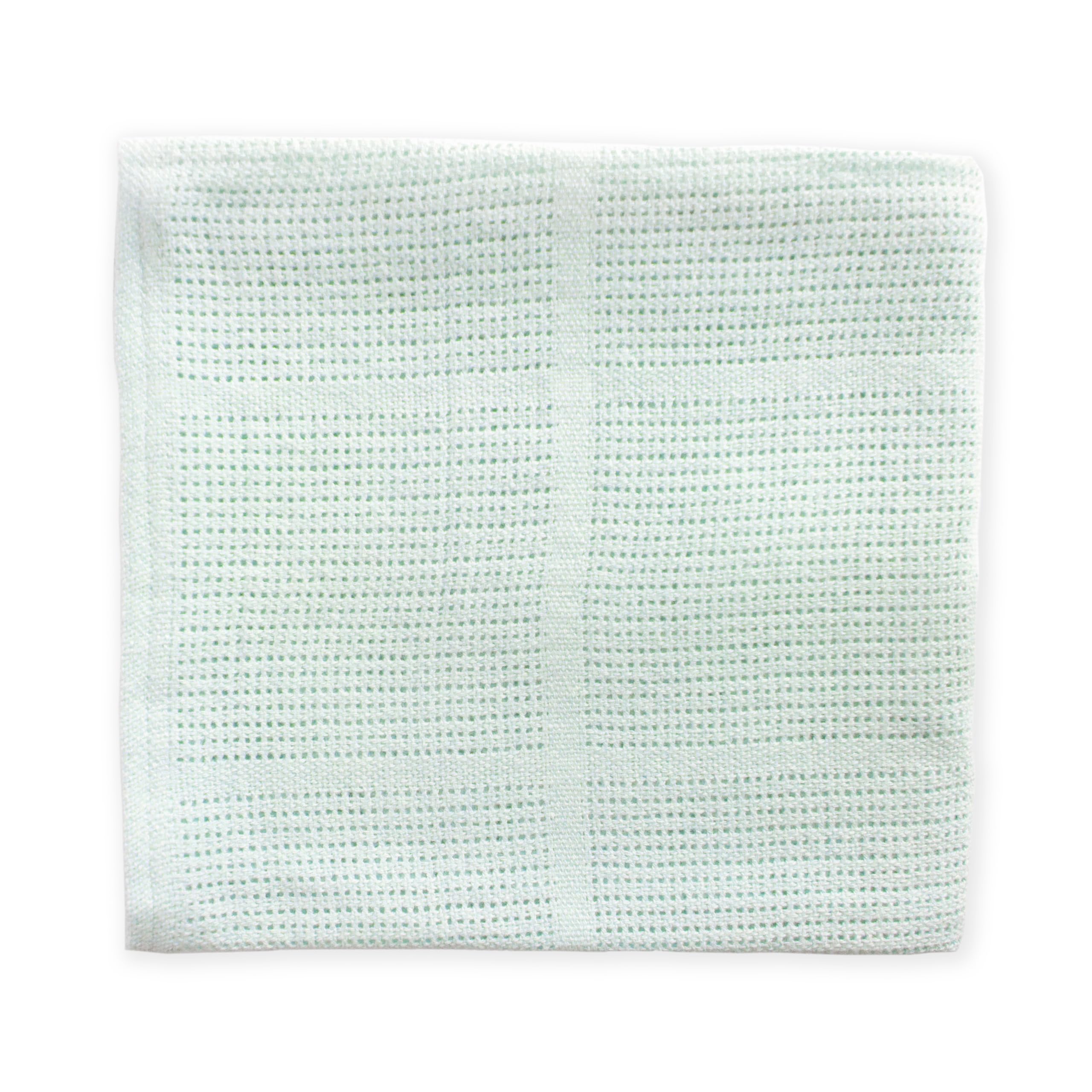 Amazing Baby cellular blanket large 44x44 inch layout showing generous size for swaddling.