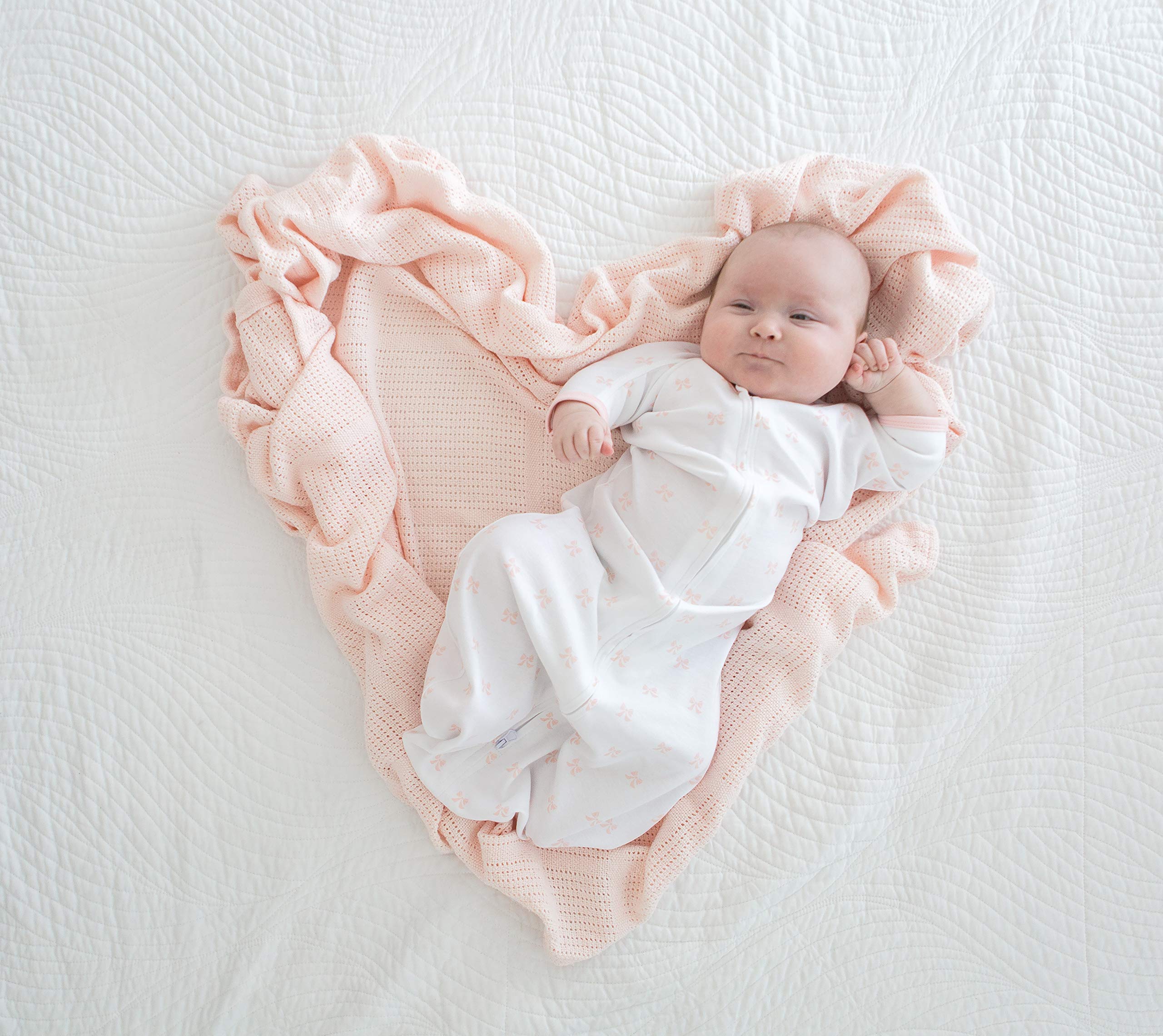 Amazing Baby cellular blanket nursery softness creates calm in the nursery.