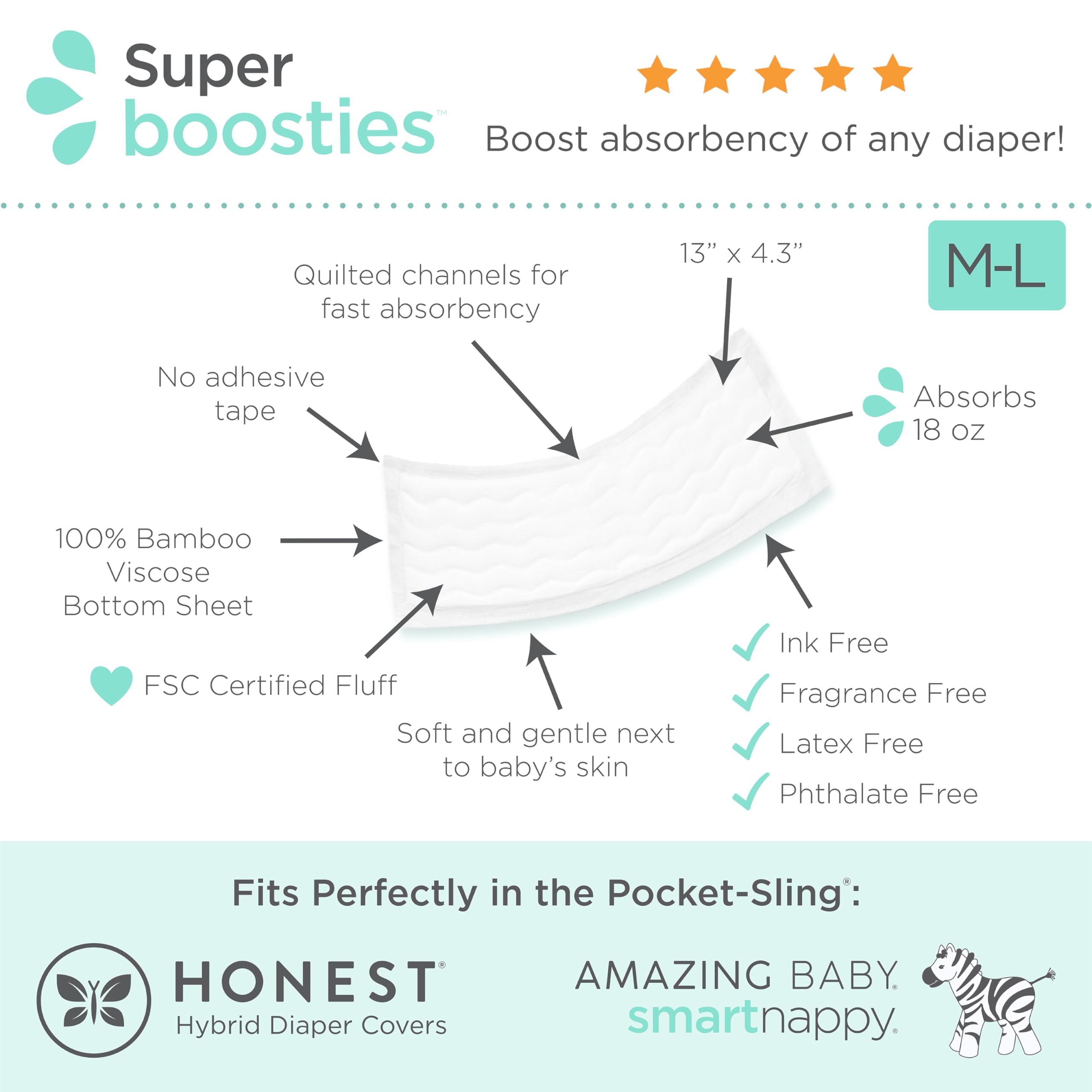 Amazing Baby SmartNappy cover size 3/4 ready for everyday adventures.