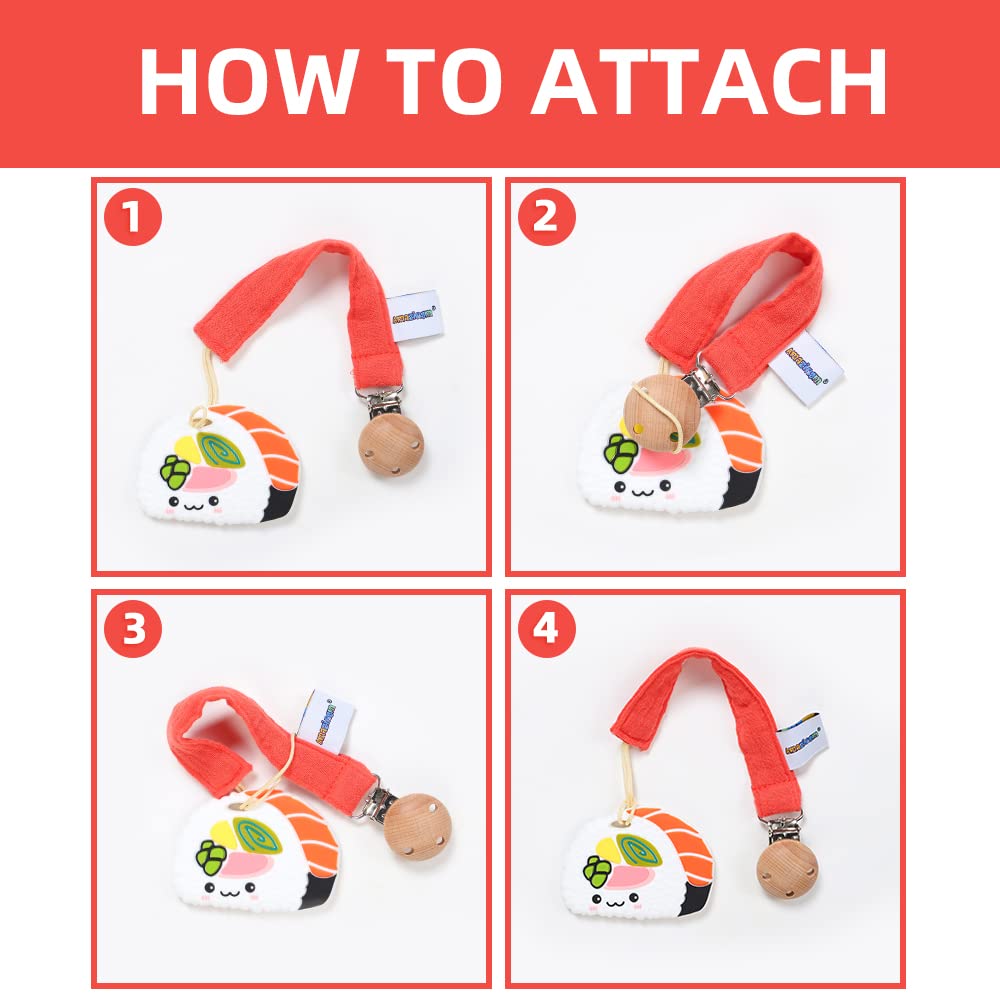 AmazingM baby grip design enables easy holding during teething sessions.