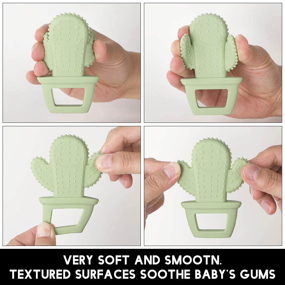 AmazingM Cacuts pacifier clip one-piece design reduces choking risk