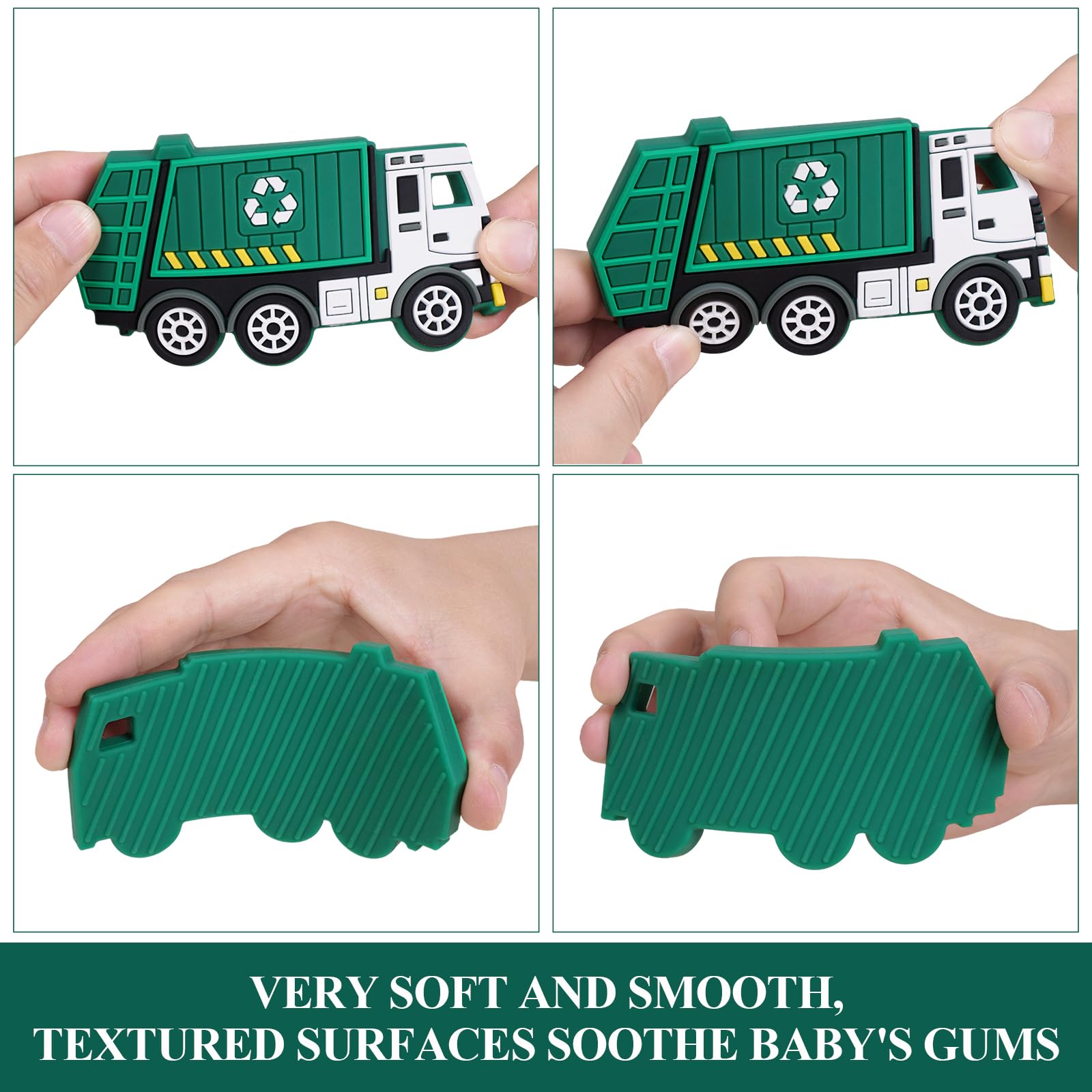 AmazingM teether features easy-grip handle for little hands