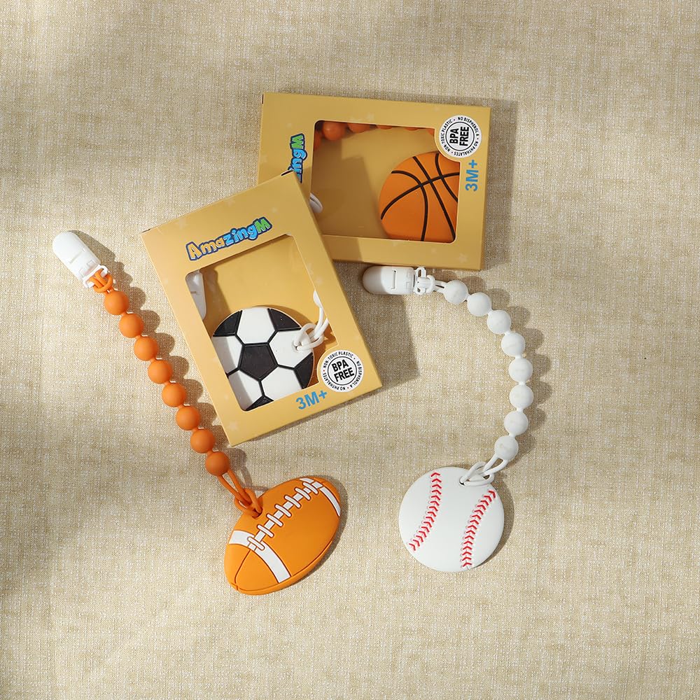 AmazingM easy-grasp teether design helps little hands hold and explore textures.