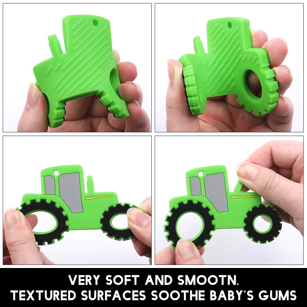 AmazingM pacifier clip attachment keeps toys within reach during feeding.