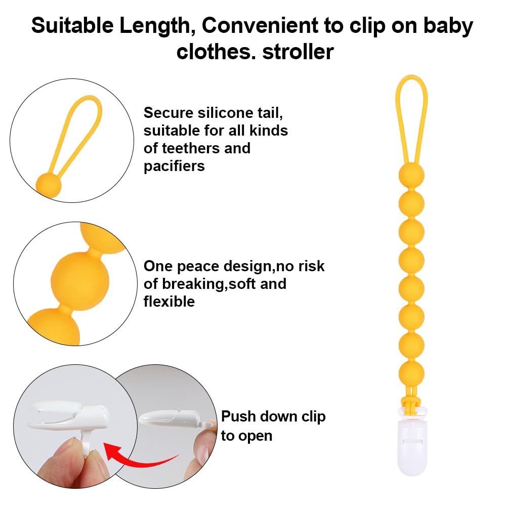 AmazingM silicone teether closeup shows BPA-free food-grade material