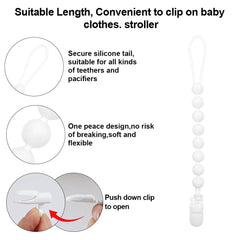 AmazingM silicone teether closeup shows BPA-free material for safety