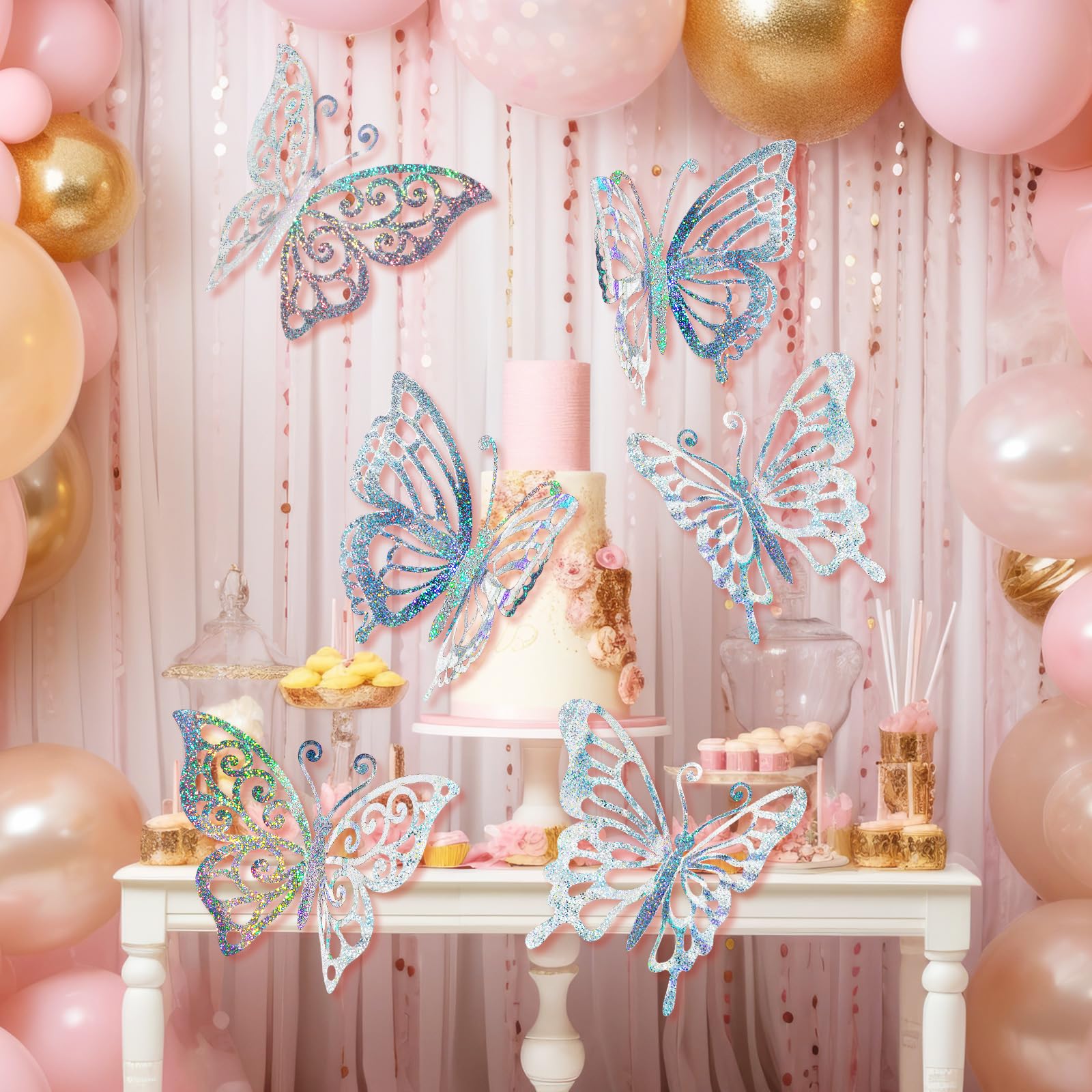 AmazingSpark lightweight, durable butterfly ornaments for indoor use