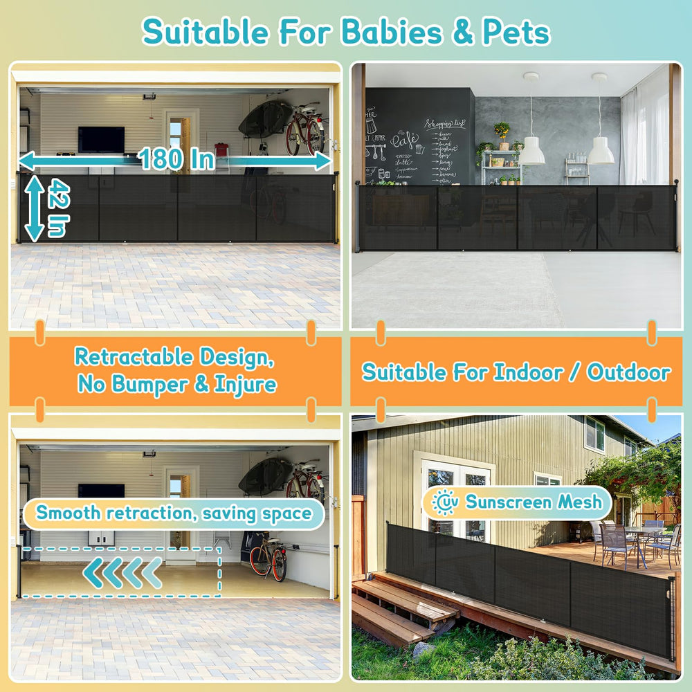 AMAZKRUS retractable design suits indoor and outdoor setups.