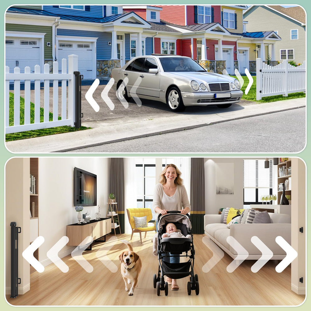 AMAZKRUS gate creates a safe kid and pet play area