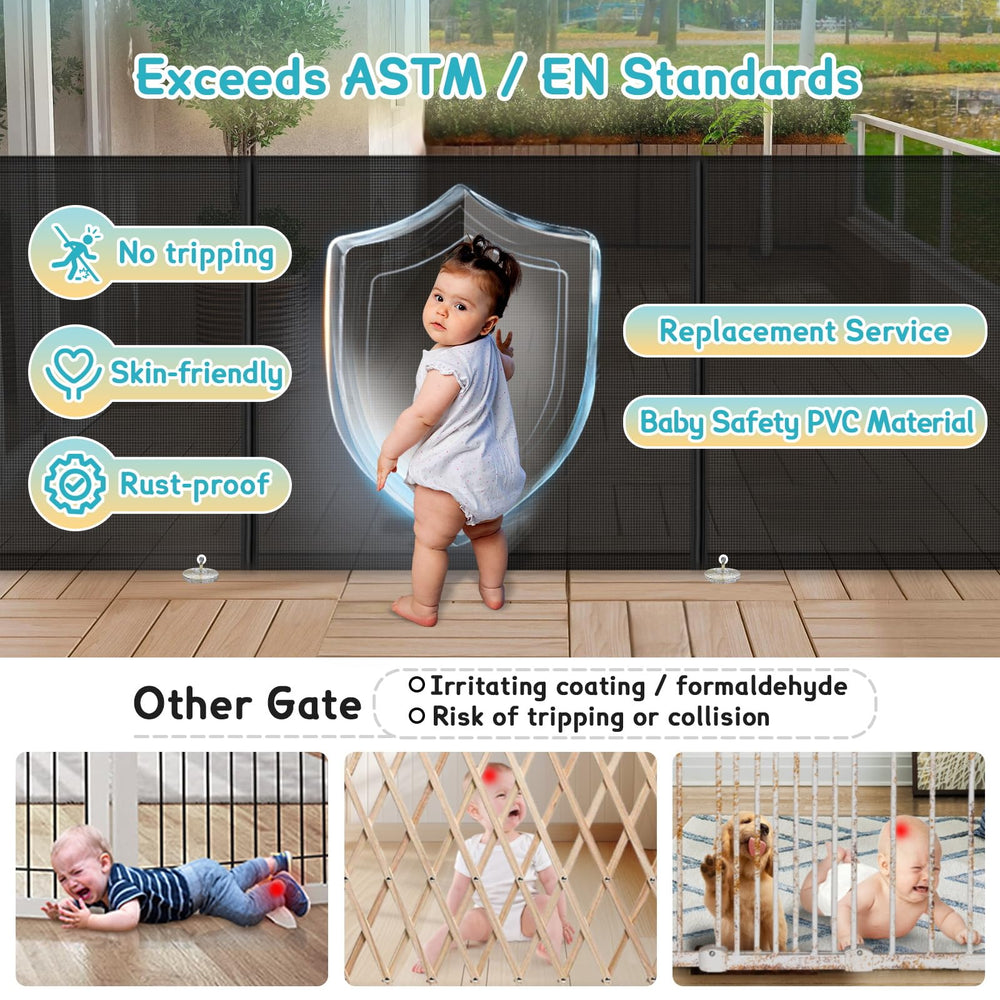 AMAZKRUS outdoor gate on patio demonstrates weather-friendly placement and versatile use.