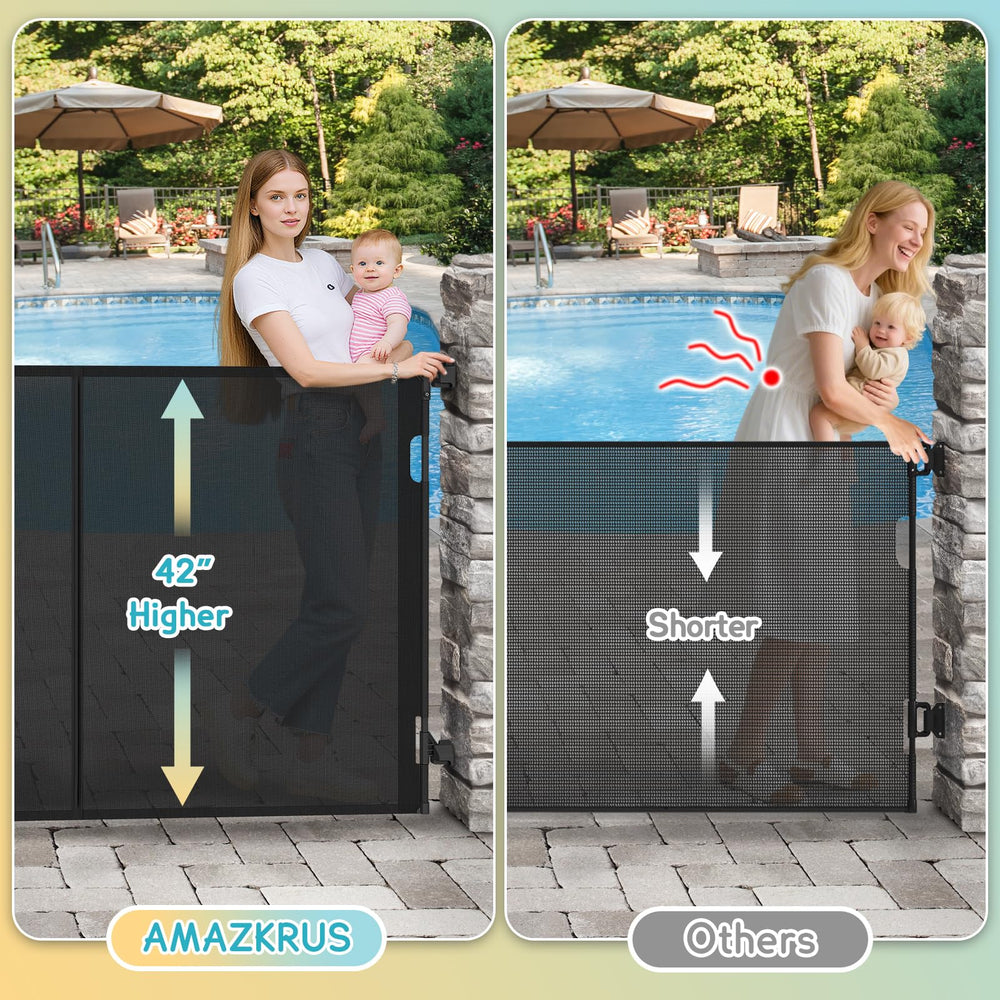 AMAZKRUS rain and sun durable gate suitable for indoor or outdoor use