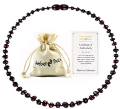 Amber Touch Baltic Amber Necklace Certified Amber label confirms authenticity and trusted sourcing