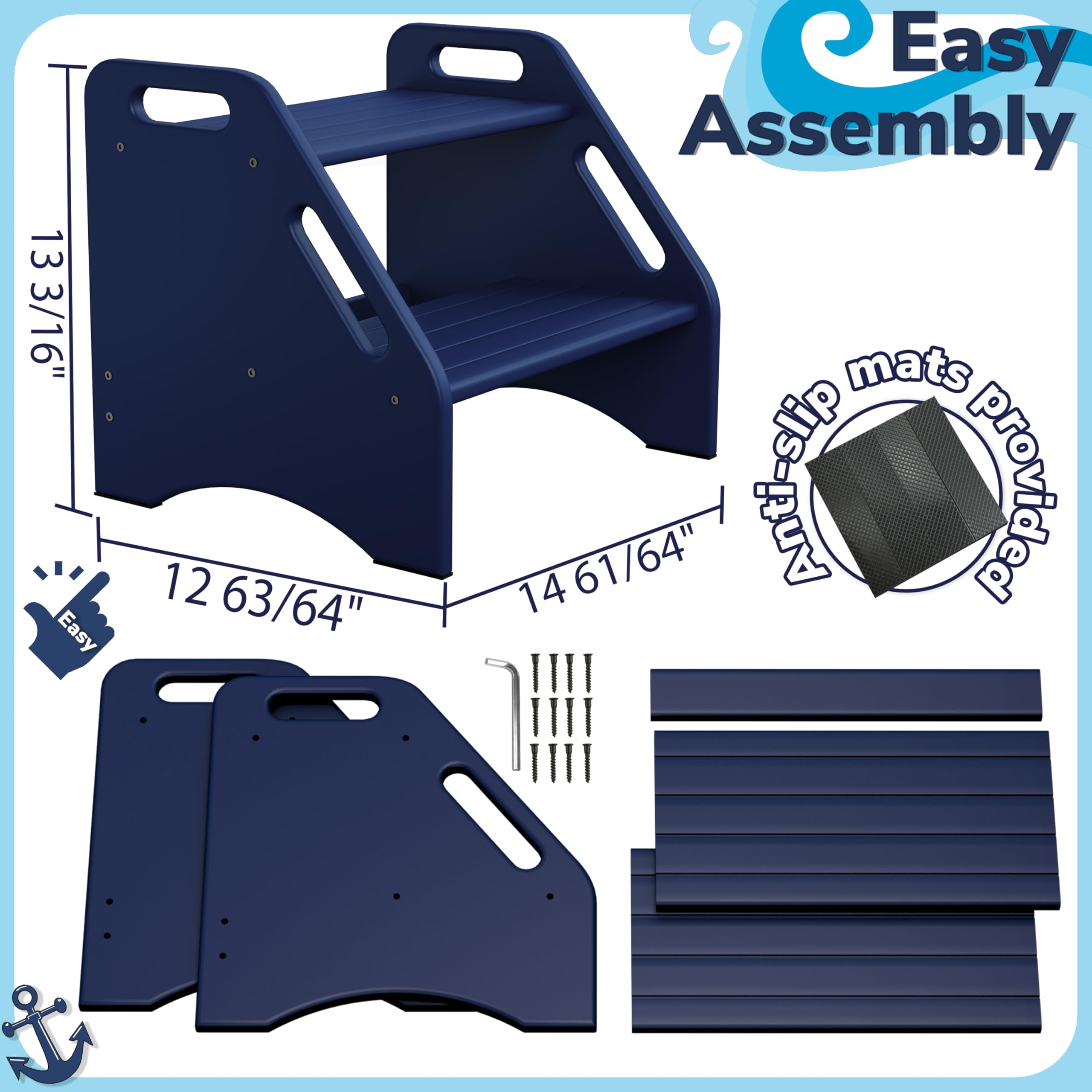 AMBIRD crossbar design with anti-slip pads for secure placement