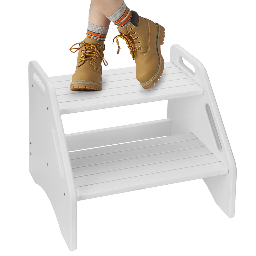 AMBIRD dual-height-design image shows flexible usage for kids and adults