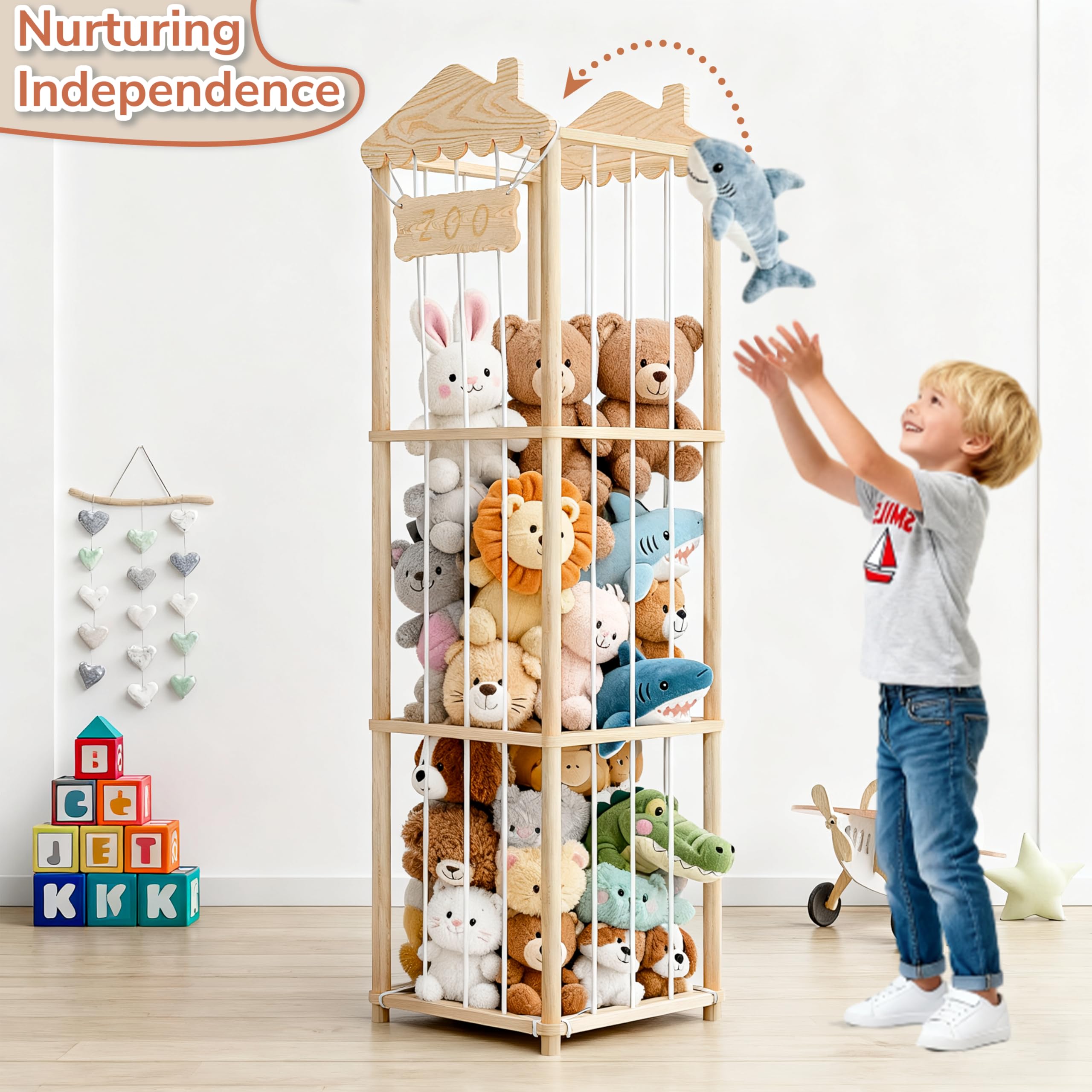 AMBIRD elastic cords secure plushies while keeping them easy to grab