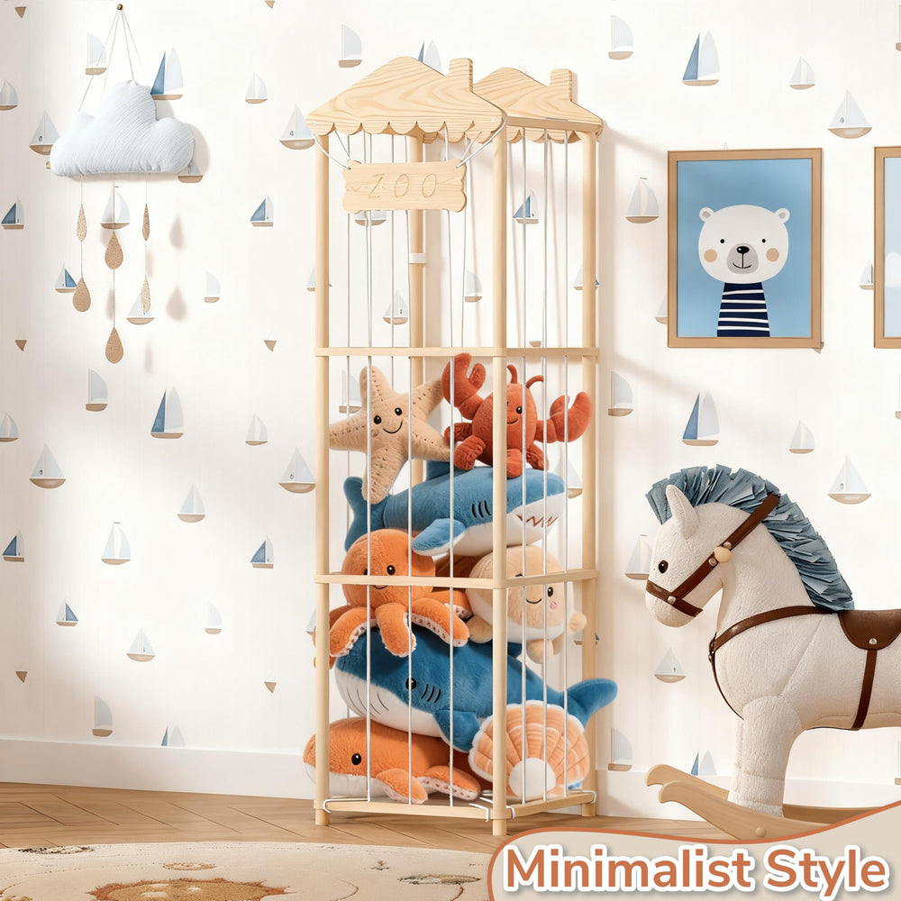 AMBIRD open design improves visibility for quick toy selection