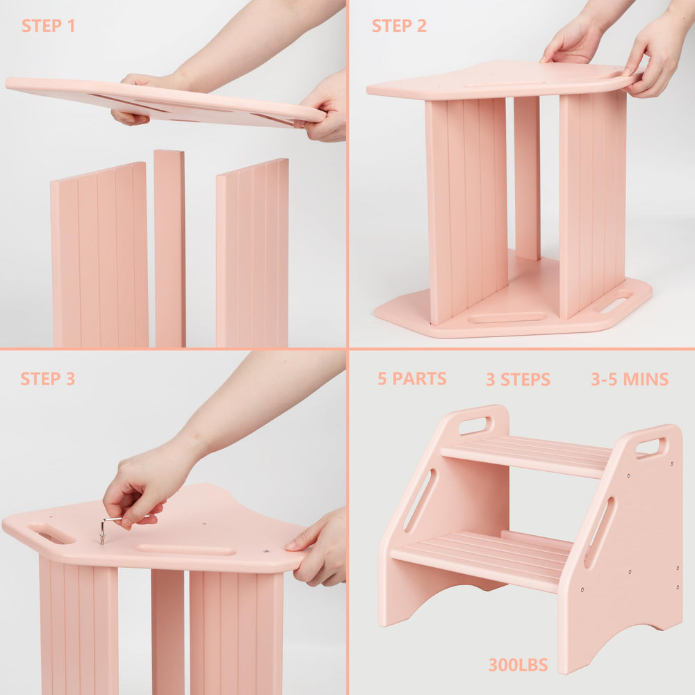 AMBIRD step stool crossbar enhances stability during use.