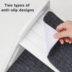 AMBIRD step stool with handles makes moving around the house easy