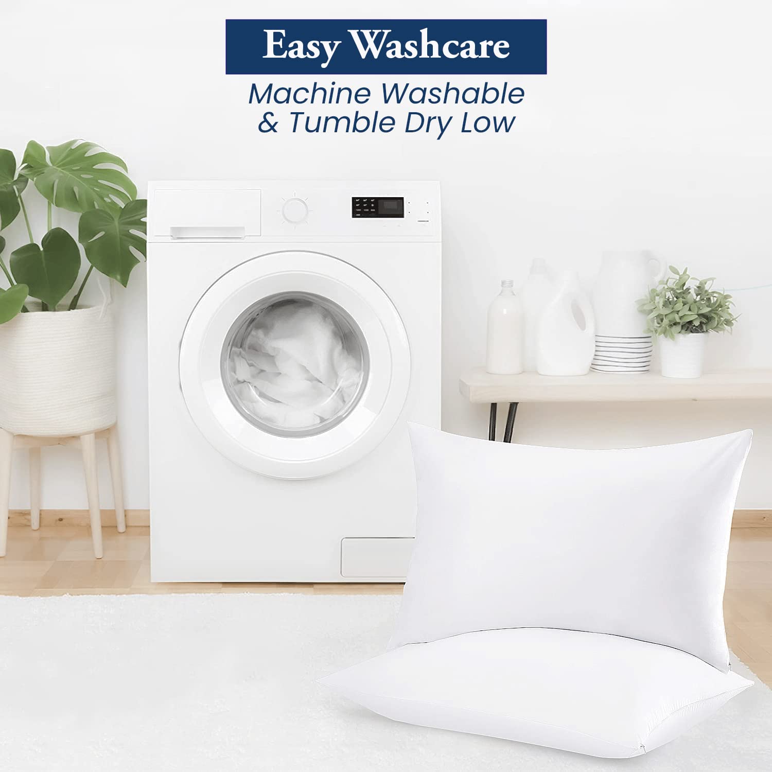 Ambition Home kids' pillow cover in sage adds durable decor to bedrooms.